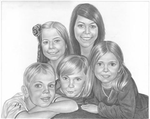 Hand Drawn Pencil Portraits from Photos | Pencil Portrait Drawing | Pencil Sketch Artists