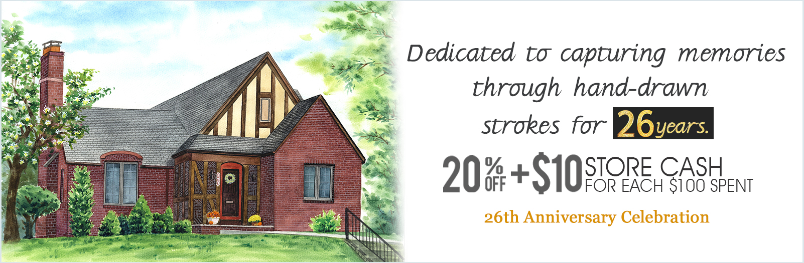 26th anniversary sale