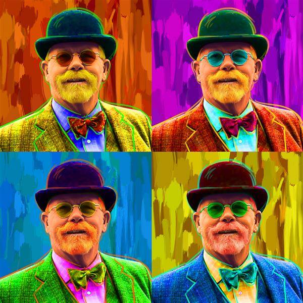 Pop Art 4 Panels