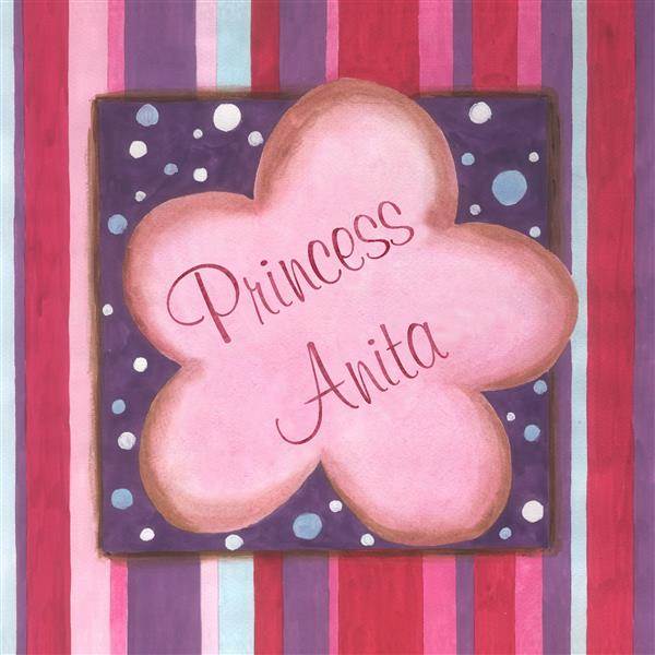 Flower Power Personalized Art Print with Text