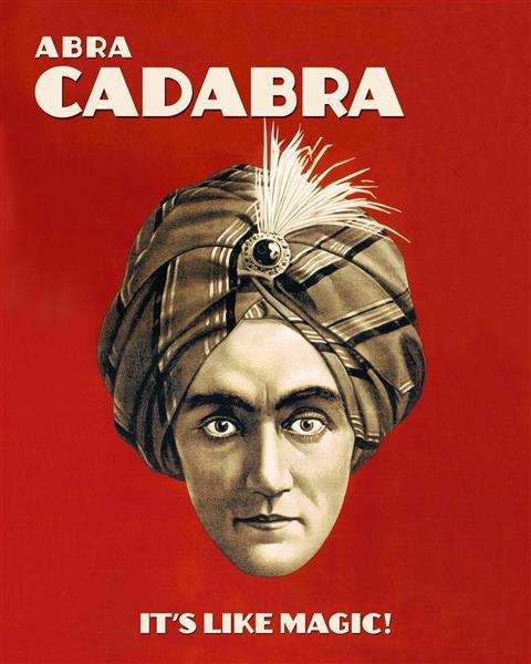 Personalized Mind Reader Vintage Poster with Text