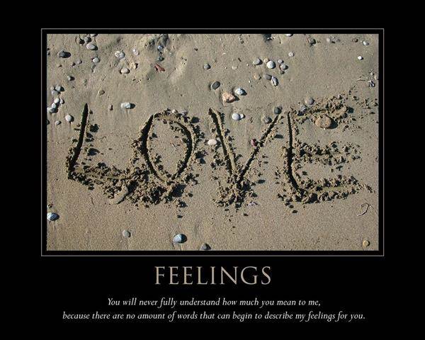 The Feelings - Inspirational Print with Custom Text