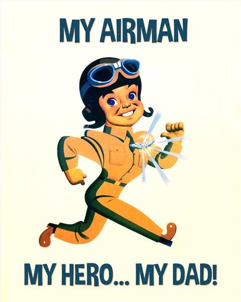 Fly Boy Custom Vintage Artwork with Text