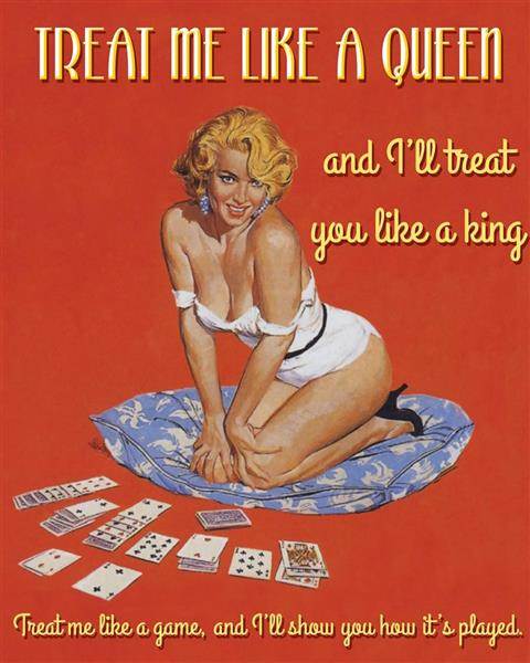 Cutest Card Shark Pin-up