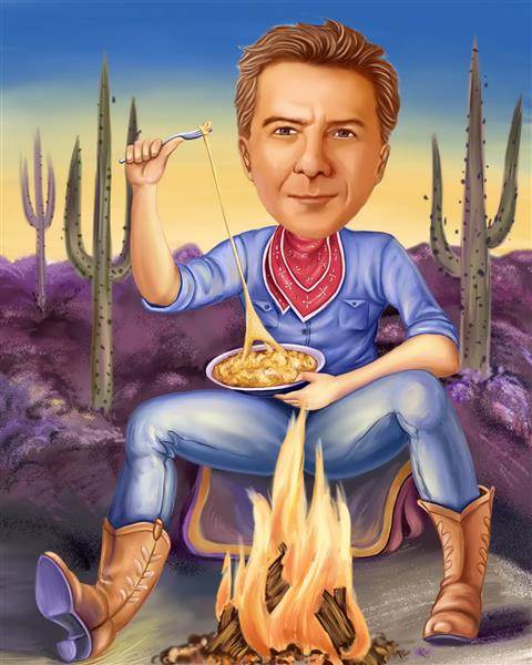 Cowboy Caricature from Photo