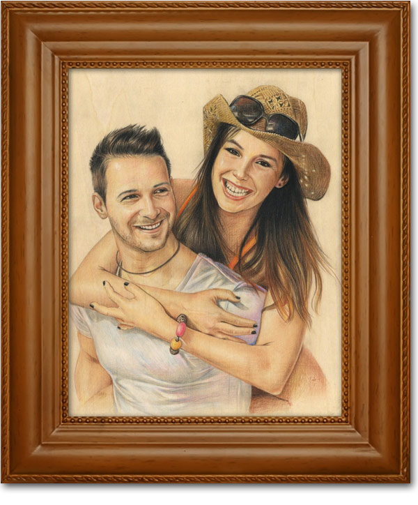 Color Pencil on Wood from Photos