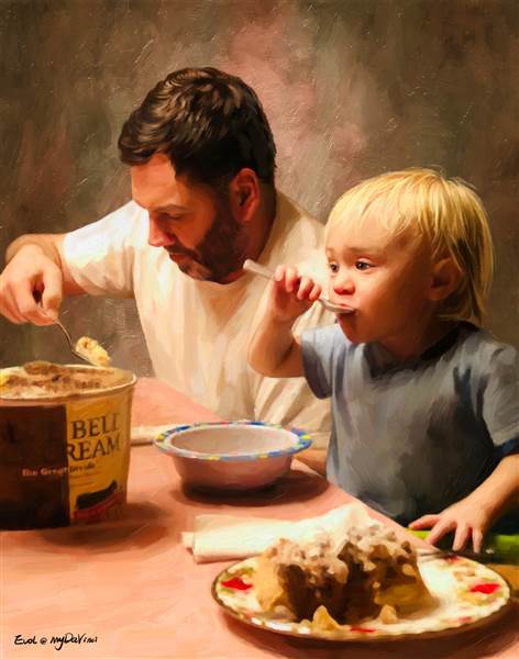 Oil Painting Giclee Portraits