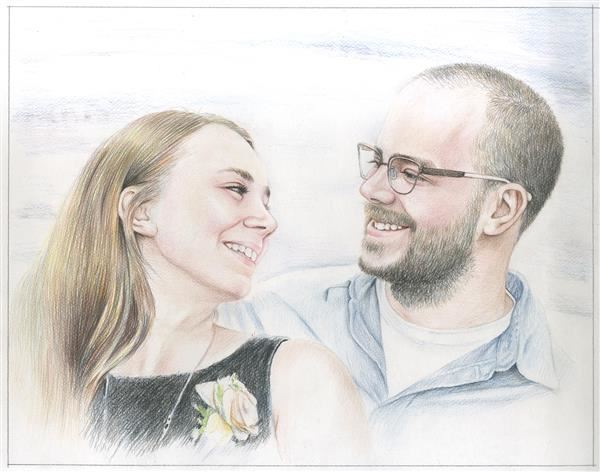 Hand Drawn Color Pencil Sketch from Photos