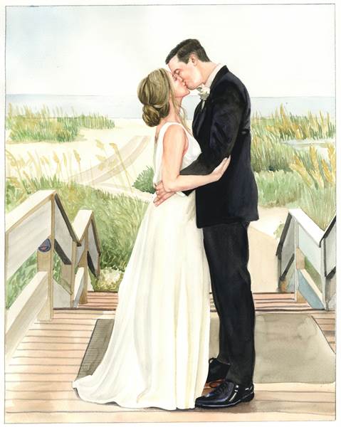 Hand Painted Watercolor