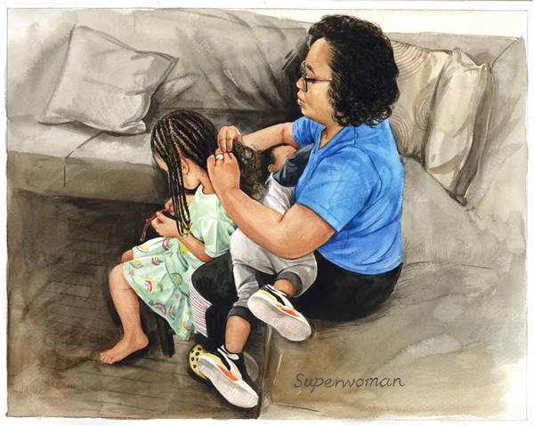 Hand Painted Watercolor