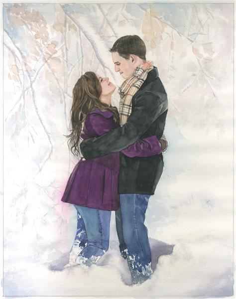 Hand Painted Watercolor from Photos