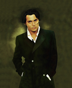 Johnny Depp Oil Painting Giclee