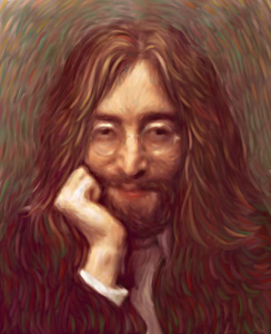 John Lennon Oil Painting Giclee