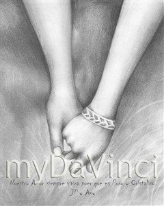 Pencil Art Print with Custom Text - Walking Hand in Hand Forever - For Wedding Anniversary