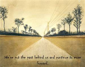 Long Journey Custom Watercolor Print with Text