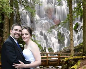 Waterfall Romance Fantasy from Photos
