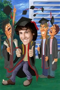 Graduation Caricature from Photo