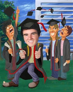 Graduation Caricature from Photo