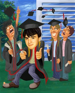 Graduation Caricature from Photo