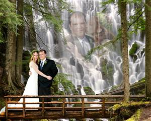 Waterfall Romance Fantasy from Photos