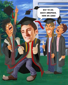 Graduation Caricature from Photo