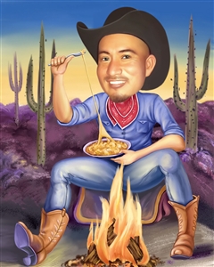 Cowboy Caricature from Photo