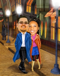 Date Love Caricature from Photos
