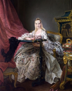 Personalized Madame Pompadour Masterpiece from Photo