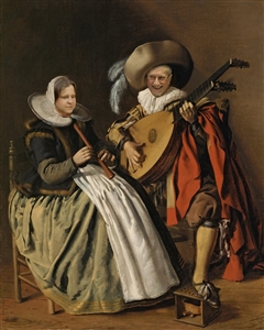 Custom Renaissance Portrait the Duet from Photos