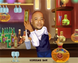 Bartender Caricature from Photos