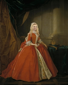 Custom Royal Portrait Princess Maria Amalia from Photo