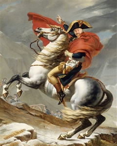 Personalized Masterpiece Napoleon Crossing the Alps from Photo