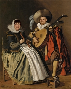 Custom Renaissance Portrait the Duet from Photos