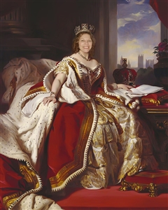 Custom Royal Portrait Queen Victoria from Photo