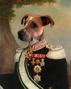 Custom Royal Portrait and Masterpiece Prince Emil from Photo