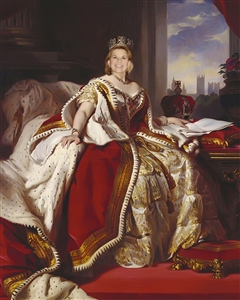 Custom Royal Portrait Queen Victoria from Photo