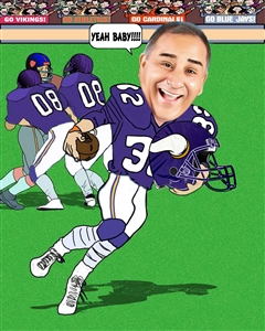 Football Player II Caricature from Photo