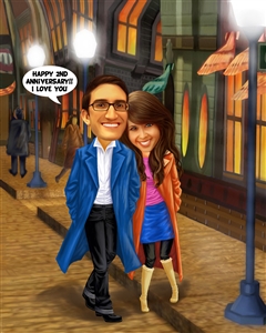 Date Love Caricature from Photos