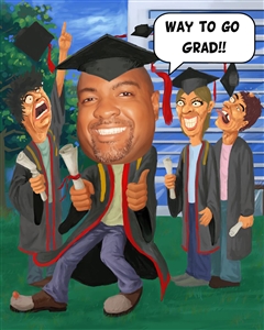 Graduation Caricature from Photo