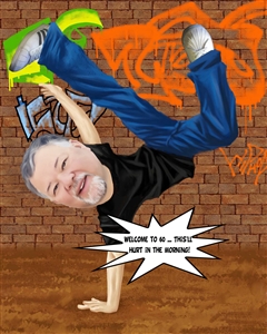 Break Dancing Caricature from Photos