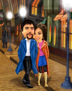 Date Love Caricature from Photos