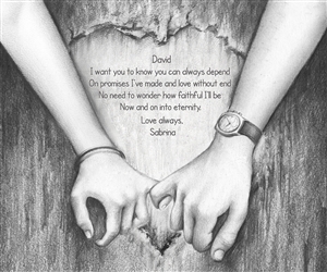 Holding Hands - Pencil Drawing Print with Custom Names and Text for Anniversary