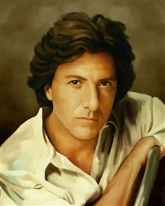 Dustin Hoffman Oil Painting Giclee