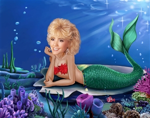 Mermaid Caricature from Photo