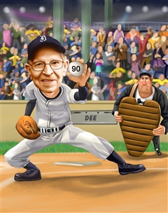 Best Baseball Player Caricature from Photo