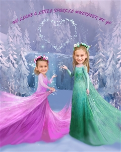 Frozen Princesses Caricature from Photos