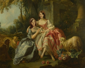 Personalized Masterpiece the Love Letter (by Boucher) from Photos