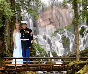 Waterfall Romance Fantasy from Photos