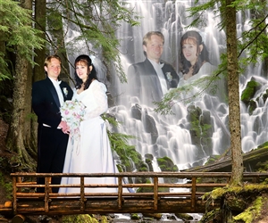 Waterfall Romance Fantasy from Photos