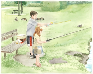 Hand-Painted Watercolor Portraits from Photos | Custom Watercolor Painting from Photo